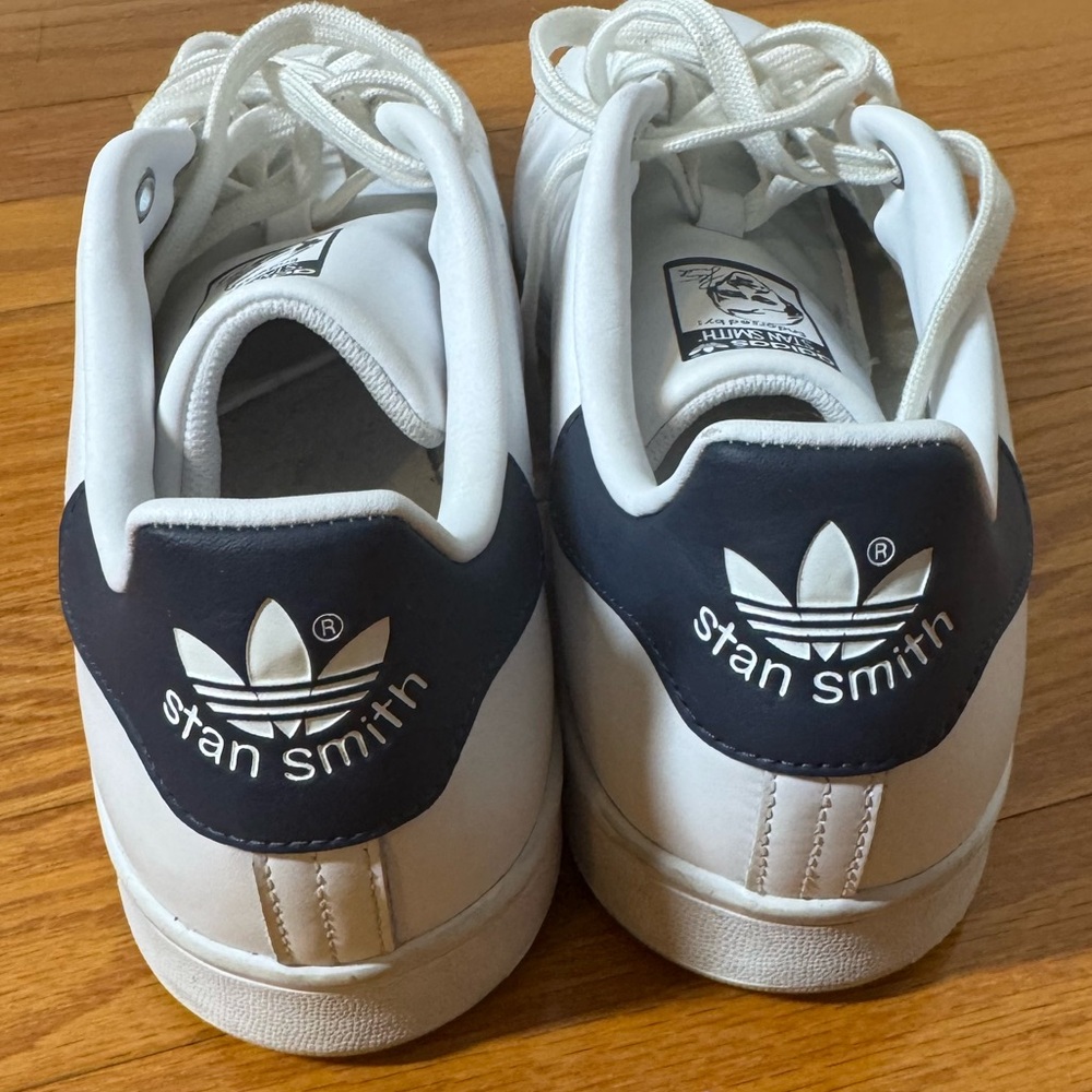 Adidas Stan Smith – White/Navy – Men’s 11.5 Sneakers - Picture 5 of 9
